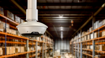 Pelco camera in warehouse 