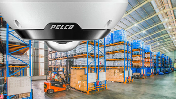 360-Degree Visibility: Optimizing Warehouse Floors with the Pelco Fisheye 3